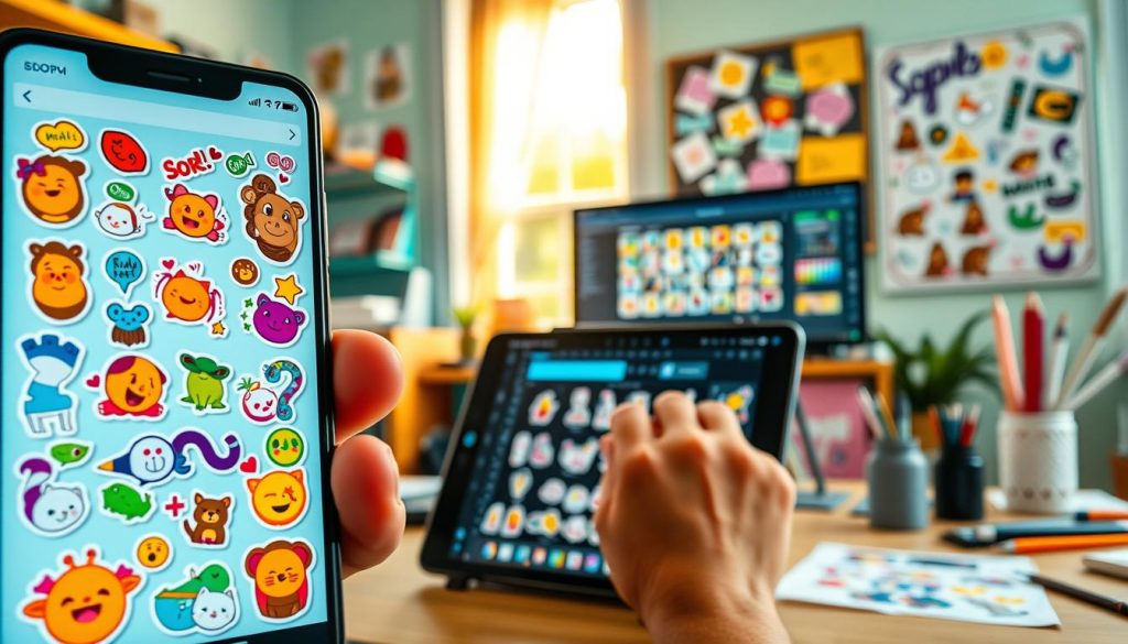 custom whatsapp stickers