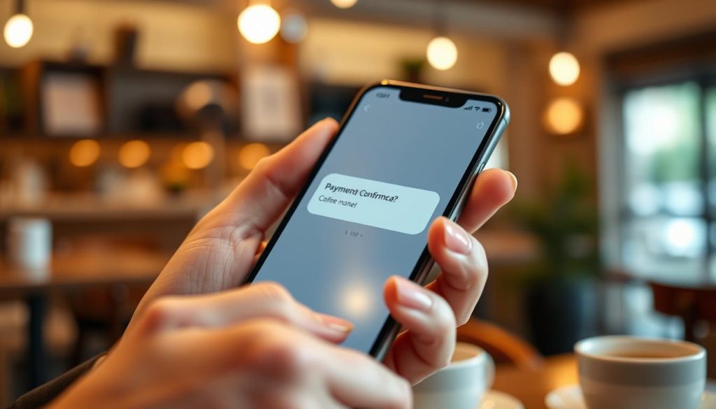 payment feature in-chat confirmation
