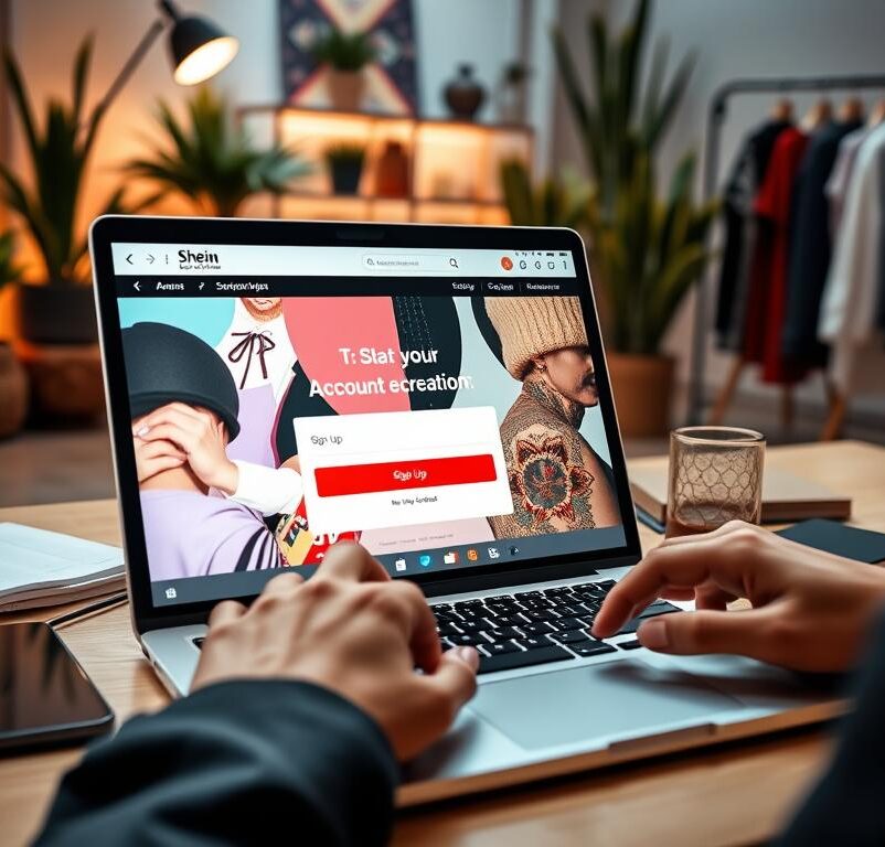 Shein how to create account