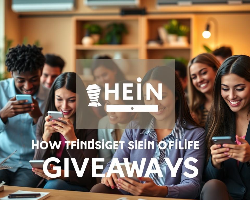 Shein how to find official giveaways